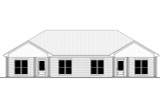 Traditional House Plan - Niko Duplex 92297 - Exterior
