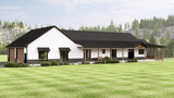 Country House Plan - 52221 - Left Exterior