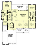 Farmhouse House Plan - Abbey Lane 55635 - Optional Floor Plan
