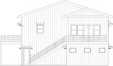Contemporary House Plan - Keystone 50794 - Right Exterior