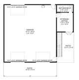 Contemporary House Plan - Keystone 50794 - 1st Floor Plan