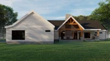 Craftsman House Plan - Lincoln 13828 - Rear Exterior