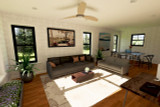 Secondary Image - Colonial House Plan - Fryeburg 10407 - Living Room