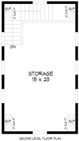 Cape Cod House Plan - Trowbridge ADU 29687 - 2nd Floor Plan