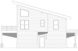 Contemporary House Plan - Eagle Thunder Duplex 33055 - Right Exterior
