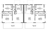 Secondary Image - Contemporary House Plan - Eagle Thunder Duplex 33055 - 2nd Floor Plan