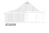 Ranch House Plan - 32675 - Left Exterior
