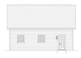 Traditional House Plan - West Linn Garage 51795 - Left Exterior