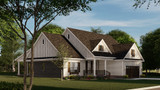 Farmhouse House Plan - Quail Drive 63859 - Left Exterior