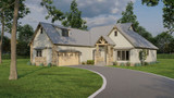 Craftsman House Plan - Crest Lodge 51214 - Front Exterior