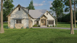 Craftsman House Plan - Crest Lodge 51214 - Front Exterior