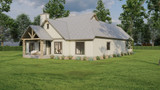 Craftsman House Plan - Crest Lodge 51214 - Left Exterior