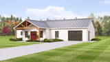 Craftsman House Plan - 61893 - Right Exterior