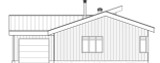 Contemporary House Plan - 46275 - Right Exterior