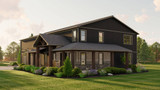 Country House Plan - 68138 - Right Exterior