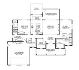 Ranch House Plan - 30023 - 1st Floor Plan