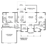 Ranch House Plan - 30023 - Optional Floor Plan