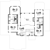 Mediterranean House Plan - Scottsdale 62118 - 2nd Floor Plan
