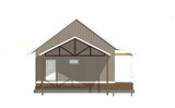 Country House Plan - Couple's Cabin 82024 - Front Exterior
