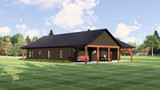 Country House Plan - 13275 - Rear Exterior