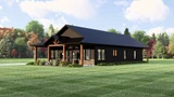 Country House Plan - 13275 - Right Exterior