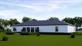 Mediterranean House Plan - The Retreat 45265 - Rear Exterior