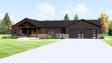 Country House Plan - 70612 - Front Exterior