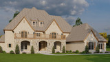 Classic House Plan - New England Manor 72049 - Left Exterior