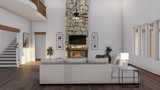Classic House Plan - New England Manor 72049 - Great Room