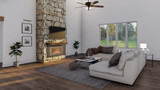 Classic House Plan - New England Manor 72049 - Great Room