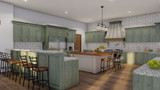 Secondary Image - Classic House Plan - New England Manor 72049 - Kitchen