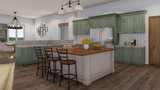 Classic House Plan - New England Manor 72049 - Kitchen