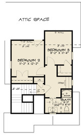 Cottage House Plan - Spring Street 85100 - 2nd Floor Plan