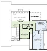 Secondary Image - Craftsman House Plan - Heritage Manor 30066 - 2nd Floor Plan