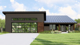 Contemporary House Plan - 41269 - Front Exterior