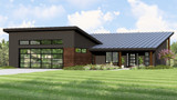 Contemporary House Plan - 41269 - Front Exterior