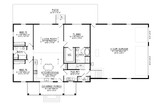 Country House Plan - 22317 - 1st Floor Plan