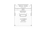 Farmhouse House Plan - Athena 30041 - 1st Floor Plan