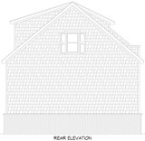 Modern House Plan - Tonetta Shore Garage 19866 - Rear Exterior