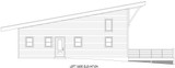 Contemporary House Plan - Lakeville Overlook 72599 - Left Exterior