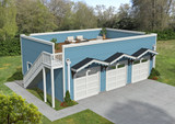 Traditional House Plan - Sugarloaf Garage 15783 - Exterior