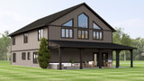 Farmhouse House Plan - 13019 - Left Exterior