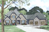 Tudor House Plan - Stonecrest Boulevard 86021 - Front Exterior