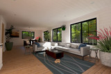 Cape Cod House Plan - Porter Hill 88618 - Living Room