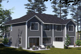 Craftsman House Plan - 77802 - Rear Exterior