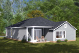 Cottage House Plan - 24946 - Rear Exterior