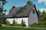 Traditional House Plan - Mercury Garage 85600 - Rear Exterior
