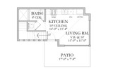Modern House Plan - Cedar 10776 - 1st Floor Plan