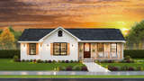 Ranch House Plan - Eastside 4 62665 - Front Exterior