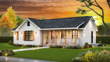 Secondary Image - Ranch House Plan - Eastside 4 62665 - Right Exterior